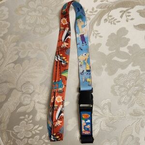Phineas and Ferb Lanyard Walt Disney World RARE